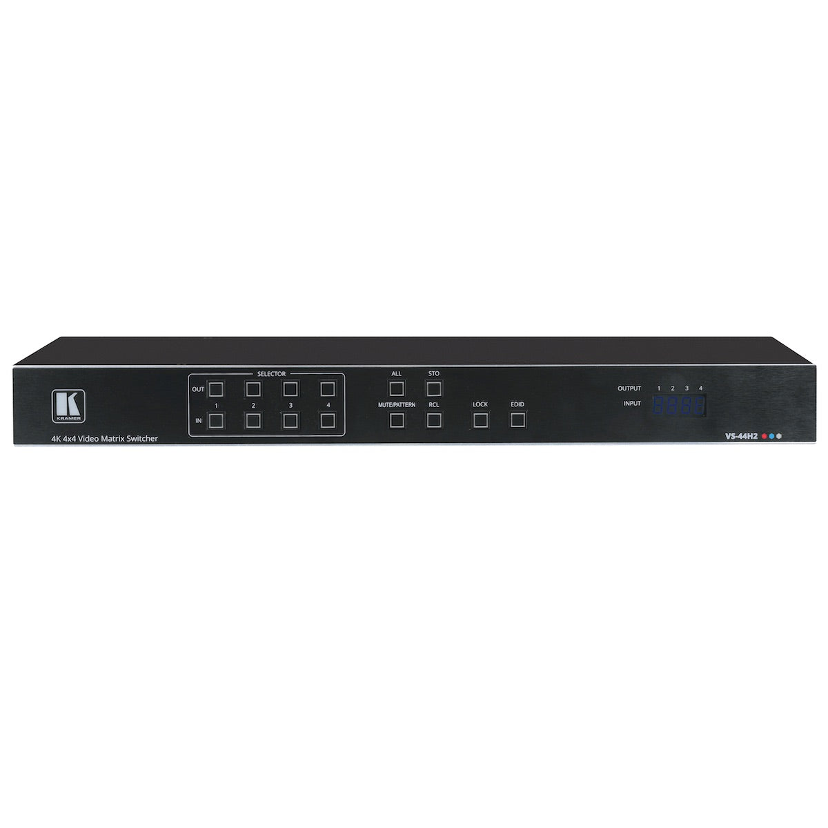 Kramer VS-44H2 - 4x4 4K HDMI Matrix Switcher, front
