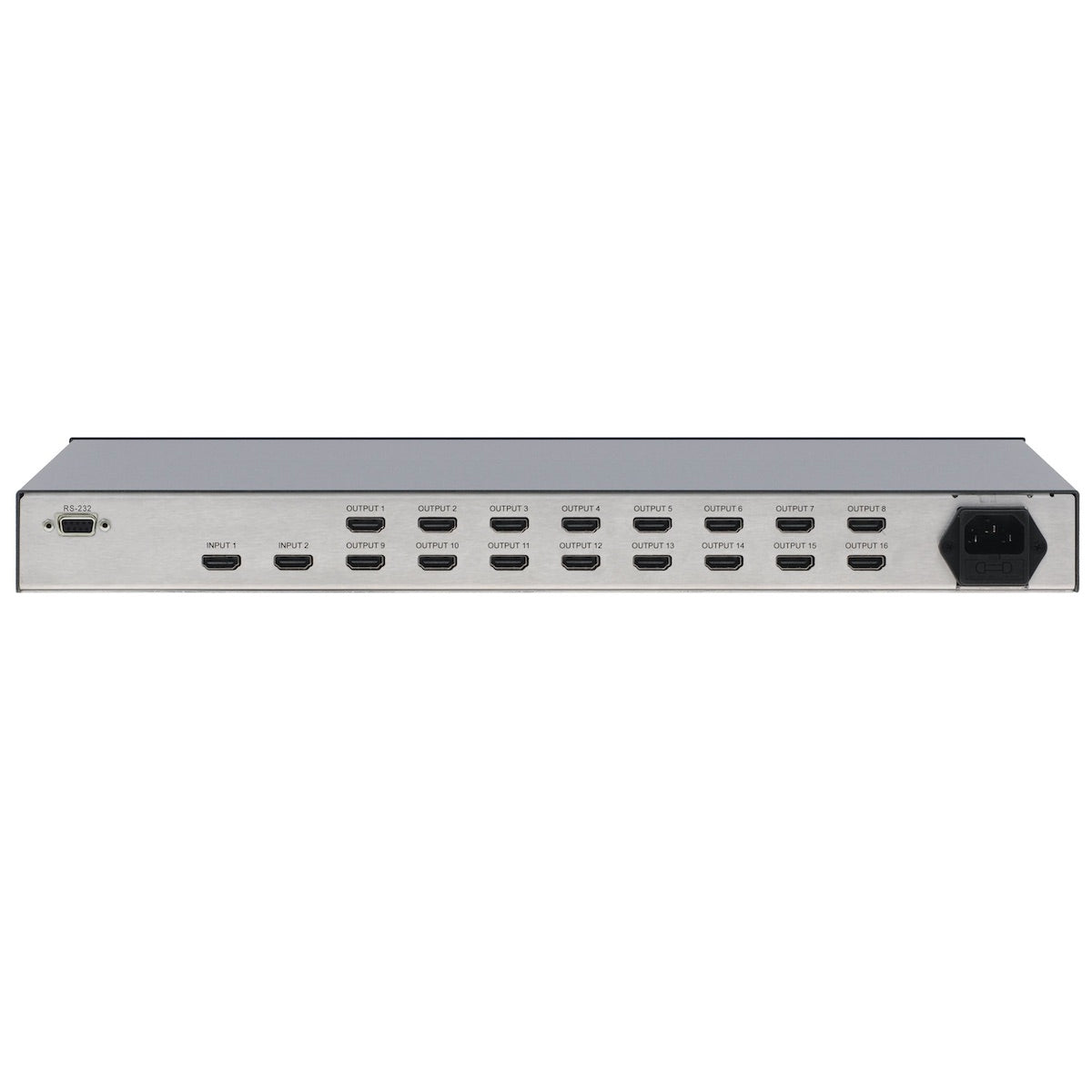 Kramer VM-216H - 2x1:16 HDMI Switchable Distribution Amplifier, rear