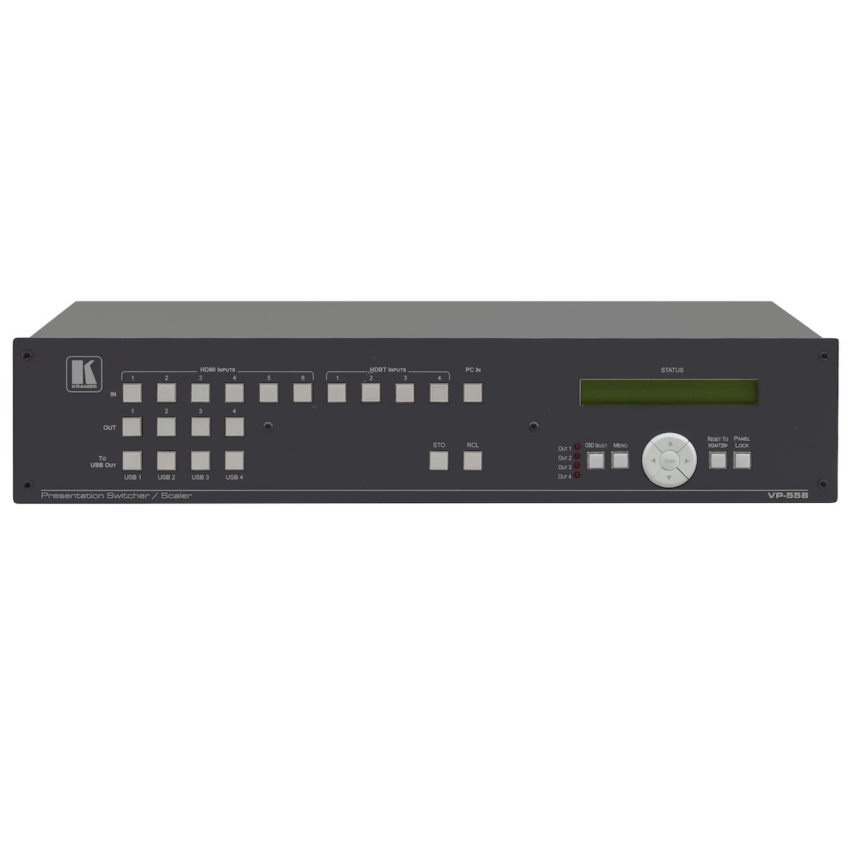 Kramer VP-558 - 11x4 Presentation Scaler/Matrix Switcher, front