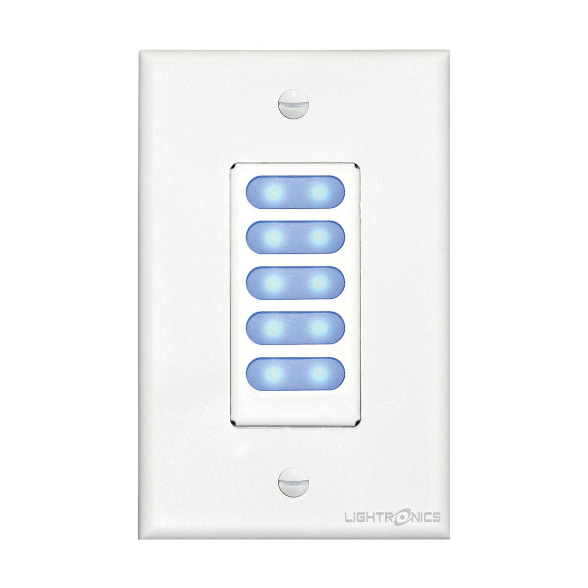 Lightronics AK1005 - 5 Scene Push Button Architectural Remote Station