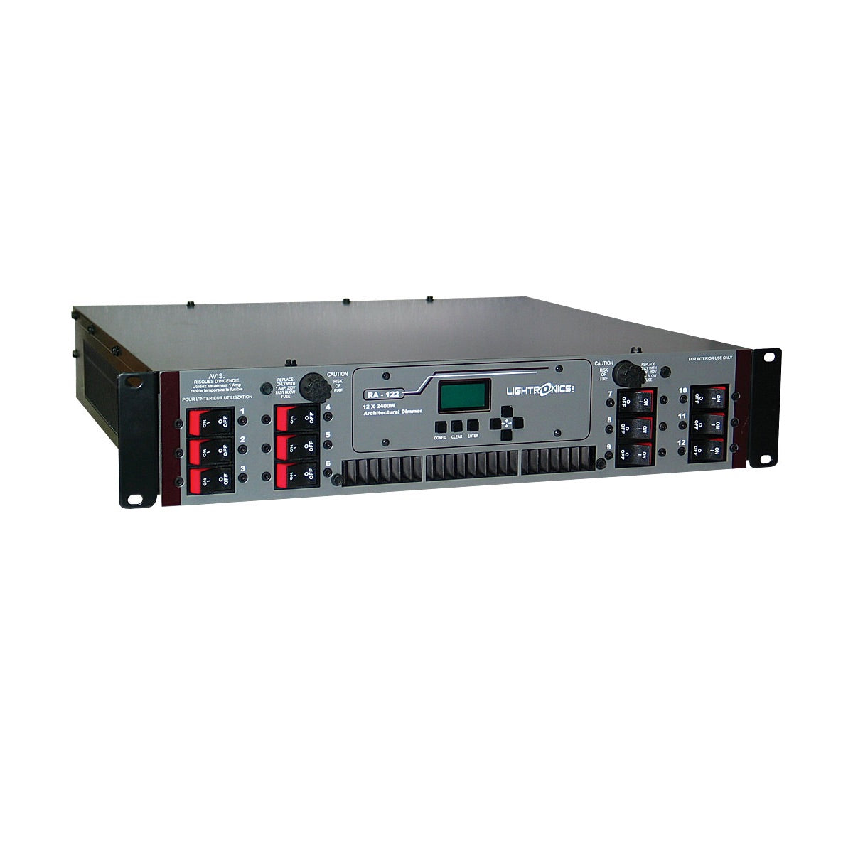 Lightronics RA122 Rack Mount Dimmer, RA Series