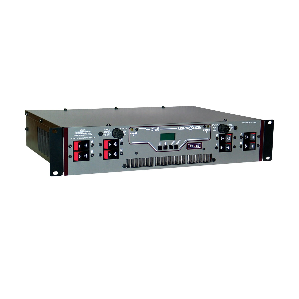 Lightronics RD82 Rack Mount Dimmer, RD Series