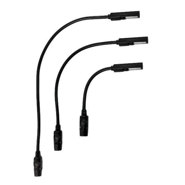 Littlite X-LED Series LED Gooseneck Light with 3-pin XLR Connector