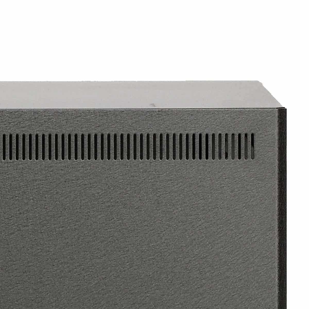 Lowell LDTR-1018 Desktop Rack 10U x 18-in Deep, vent closeup