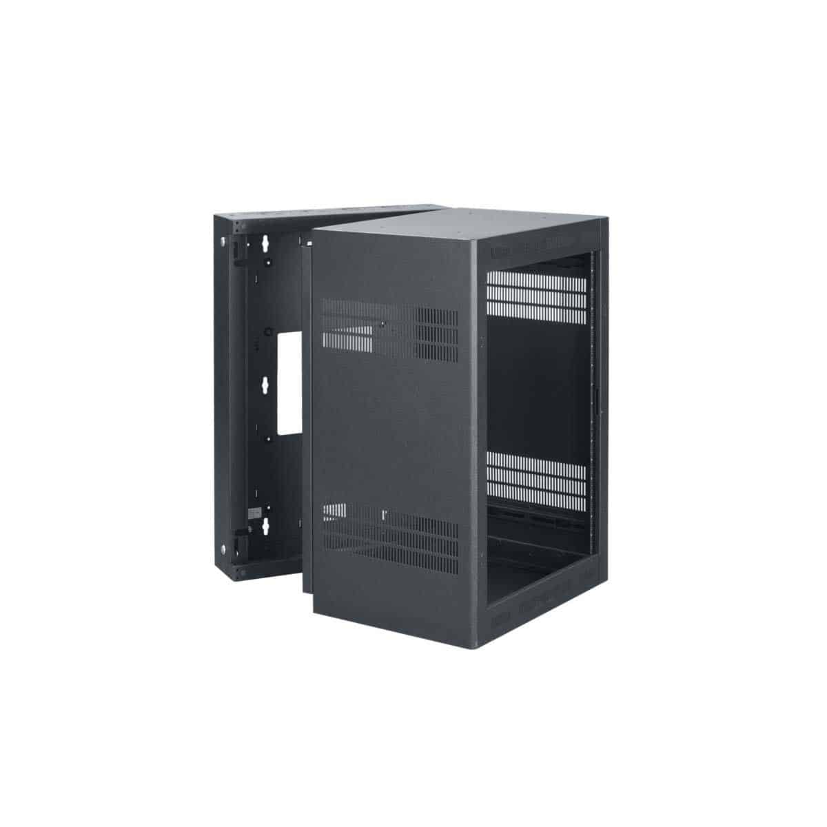 Lowell LWR-1623 Wall-mount Rack 16U × 23-in Deep