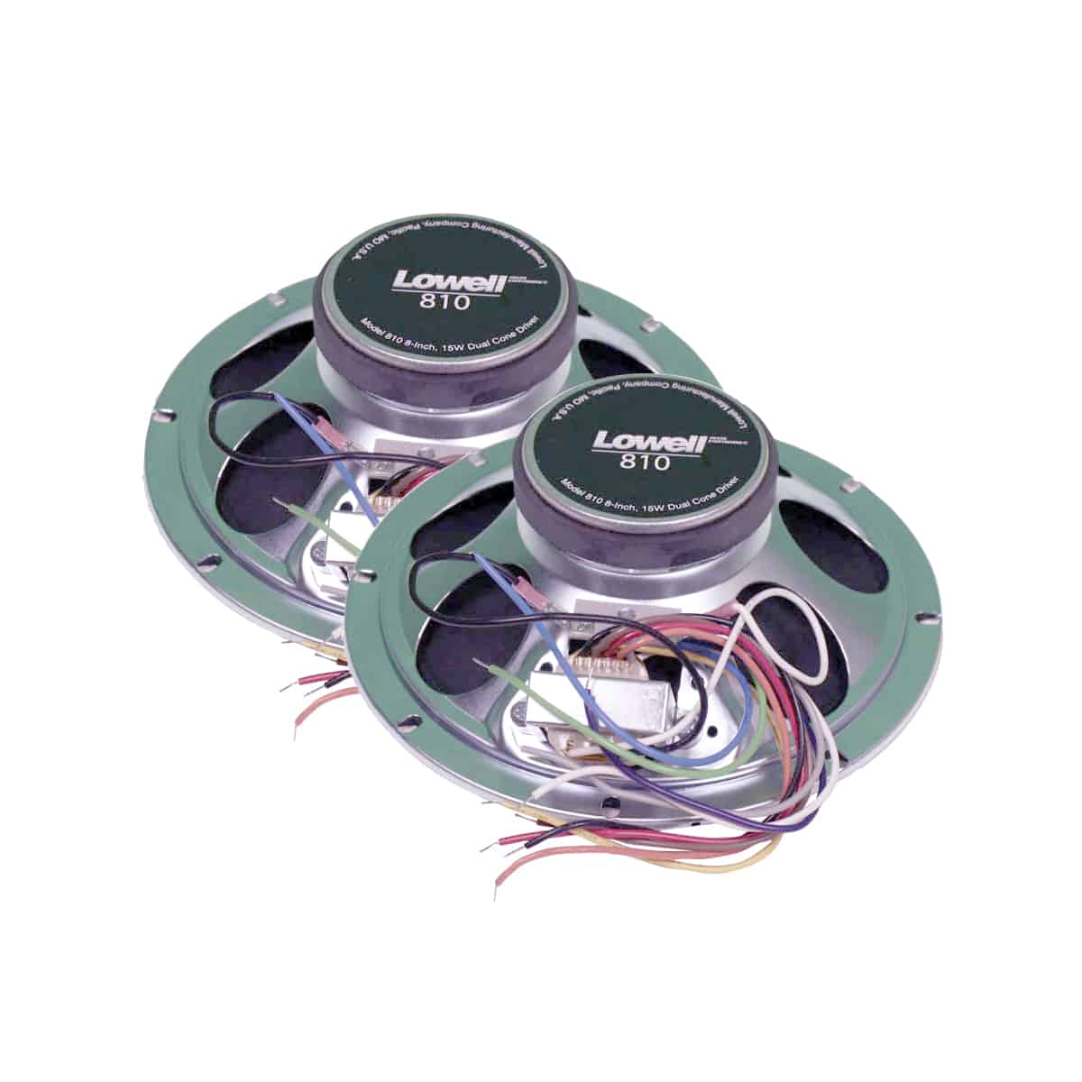 Lowell RPAK-810-72 8-in Ceiling Speaker Kit, rear