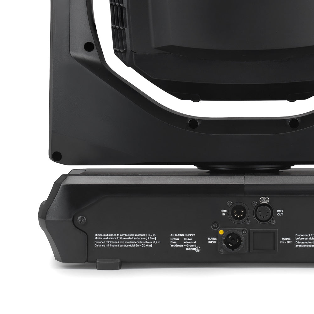 Martin MAC Encore Wash CLD - Cold Light Soft Edge Moving Head Fixture, connector panel closeup