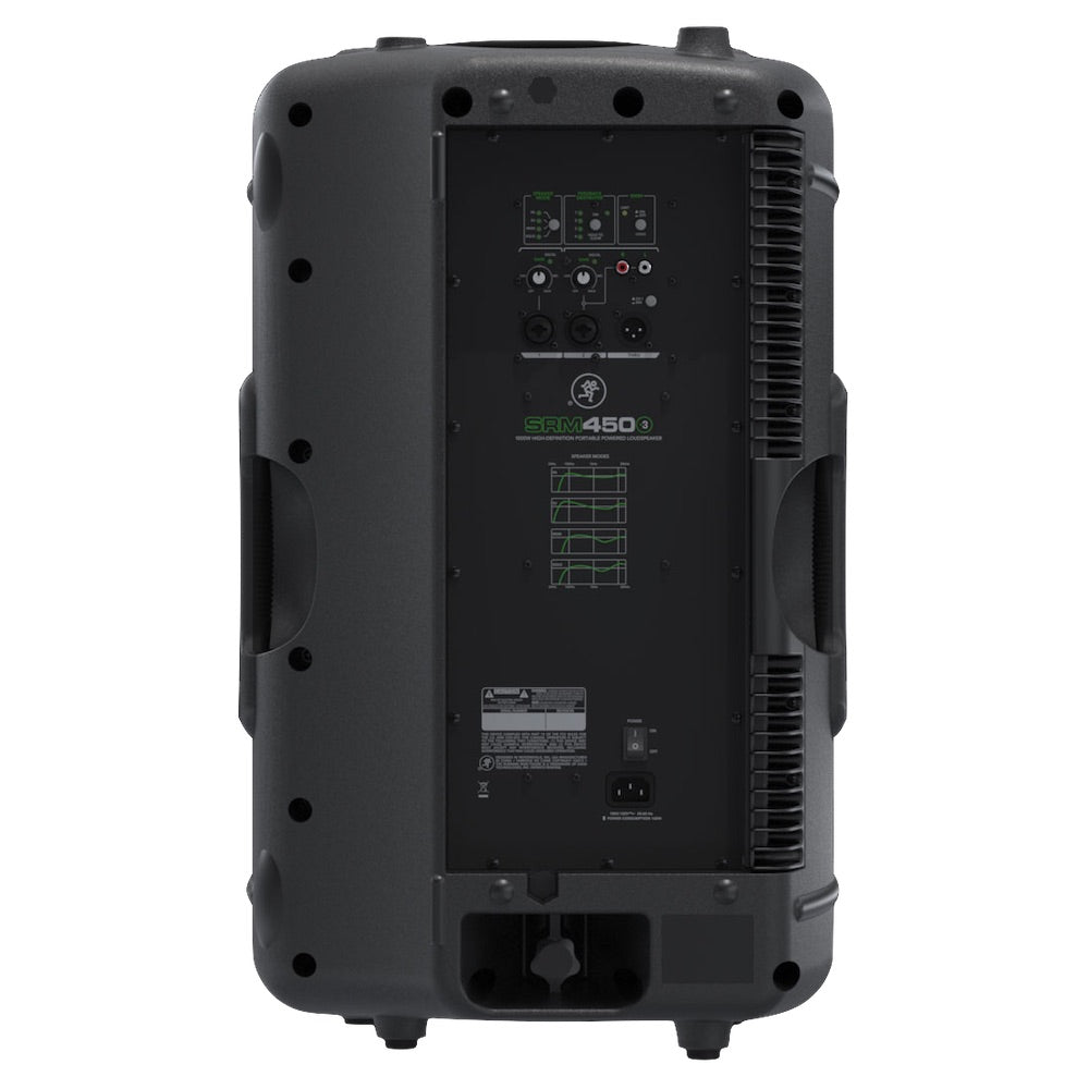 Mackie SRM450v3 - 1000W High-Definition Portable Powered Loudspeaker, rear view