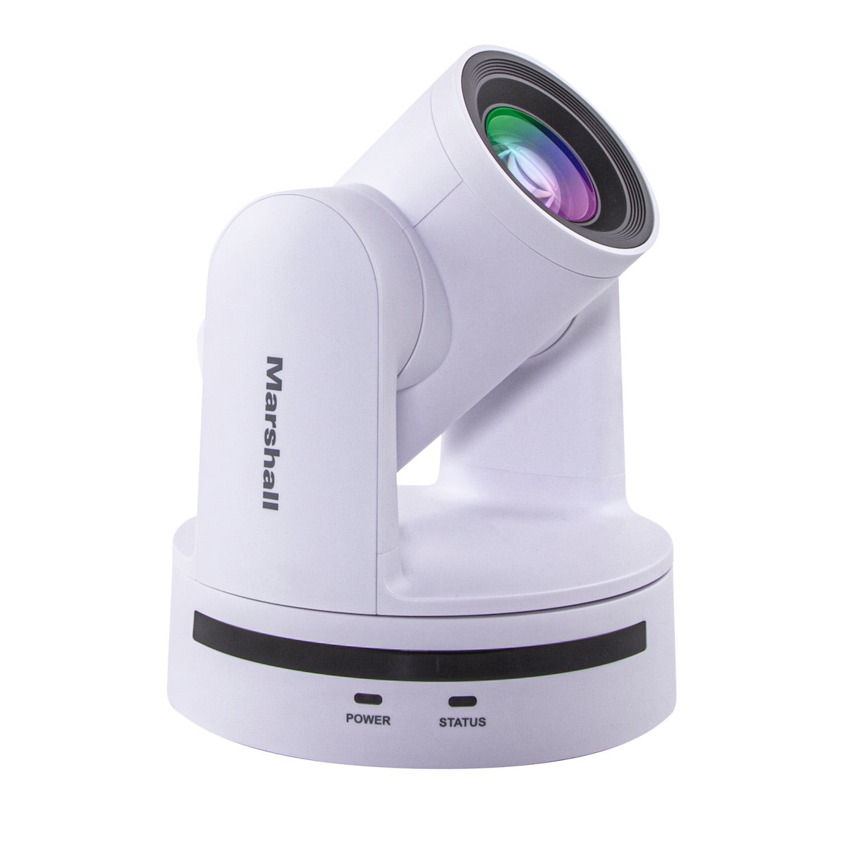 Marshall CV605-U3W - 5X PTZ HD Camera with USB-C, HDMI & IP, white, angle