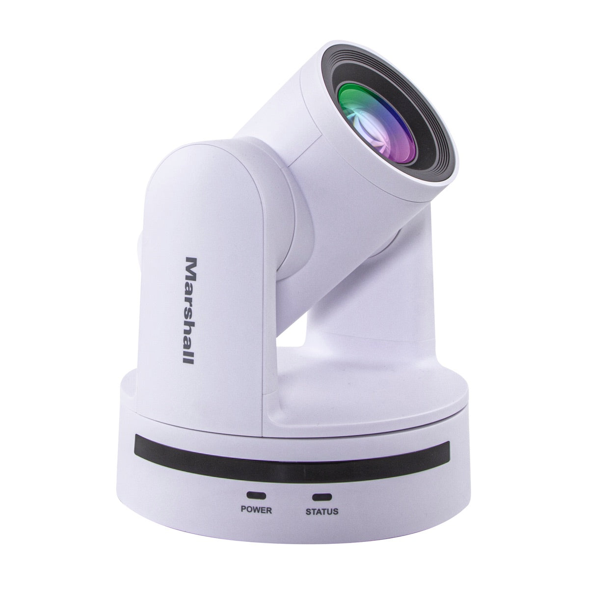 Marshall CV605-WH - 5x HD60 IP PTZ Video Camera, white, angle