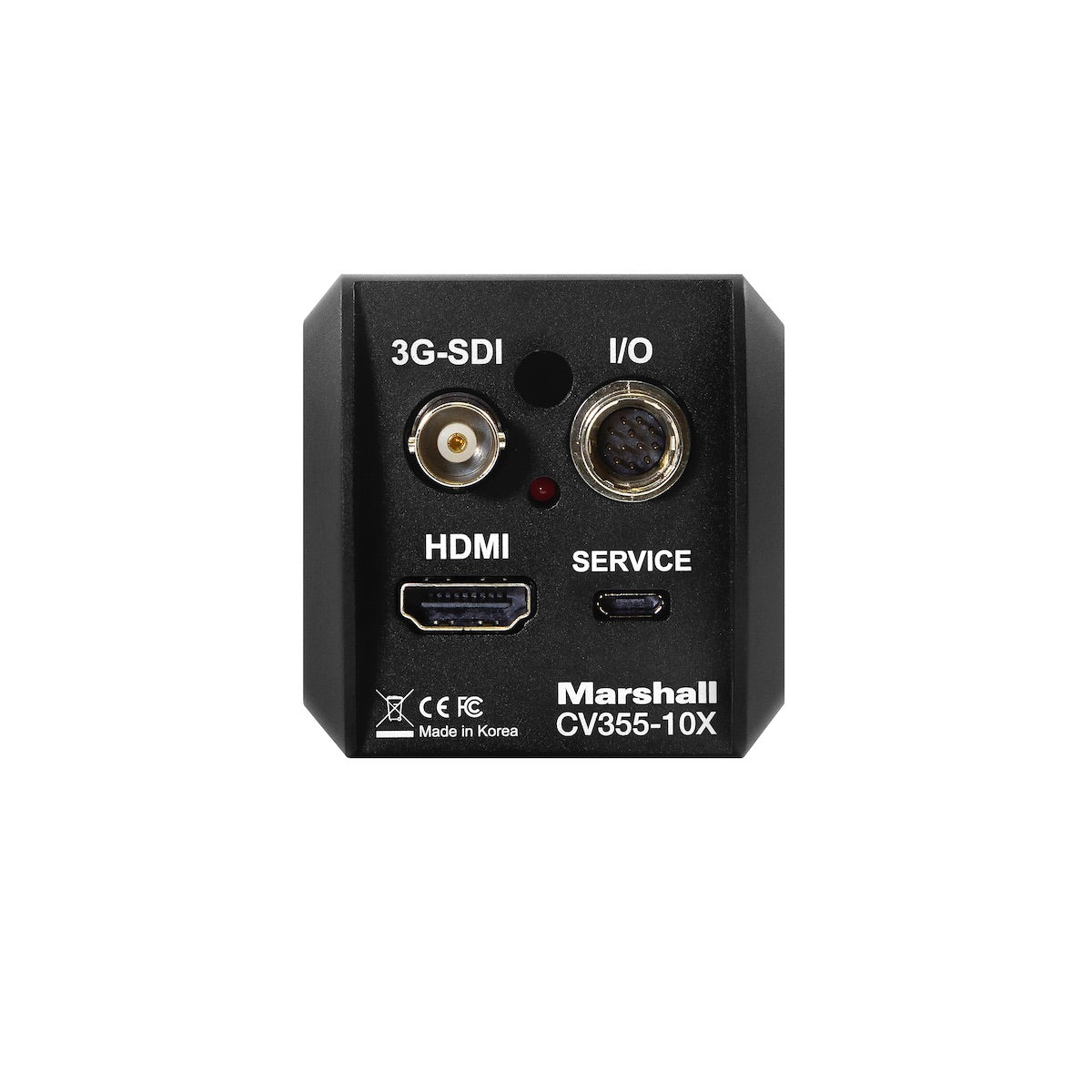 Marshall CV355-10X - Compact HD Video Camera with 3GSDI/HDMI outputs and 10x Optical Zoom, back