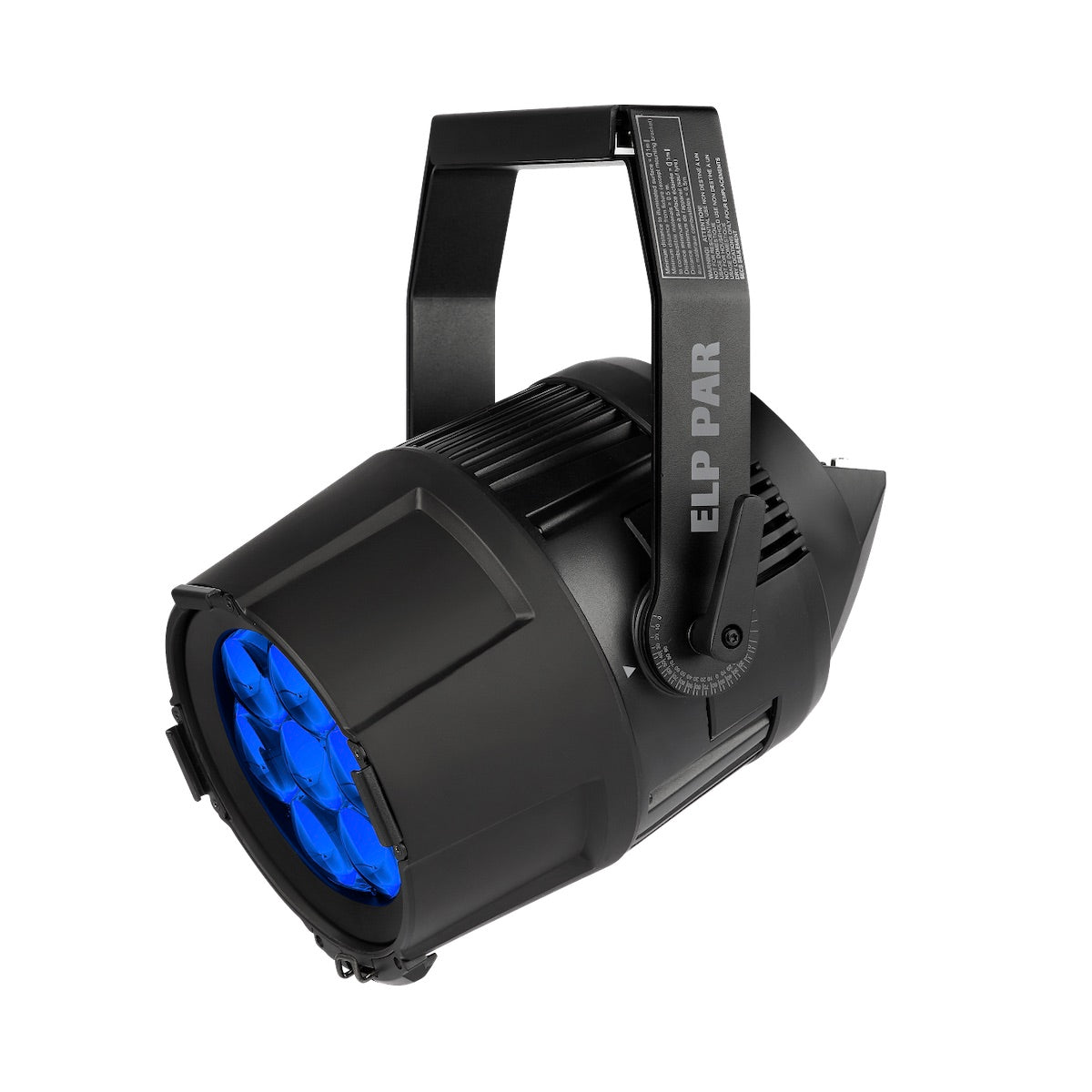Martin ELP PAR - Static RGBW LED PAR Fixture with Zoom, lit blue