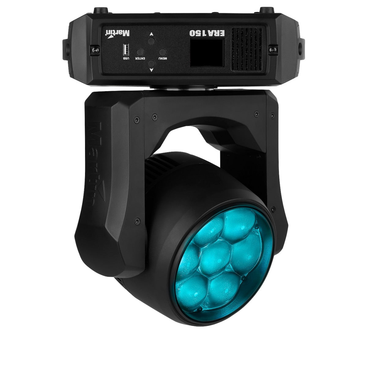 Martin ERA 150 Wash - Moving-Head LED Wash Fixture with Zoom, lit light blue