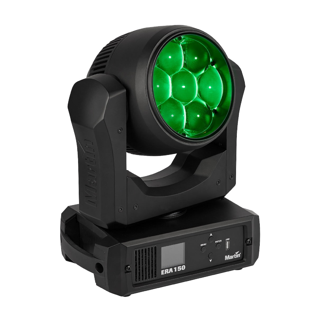 Martin ERA 150 Wash - Moving-Head LED Wash Fixture with Zoom, lit green
