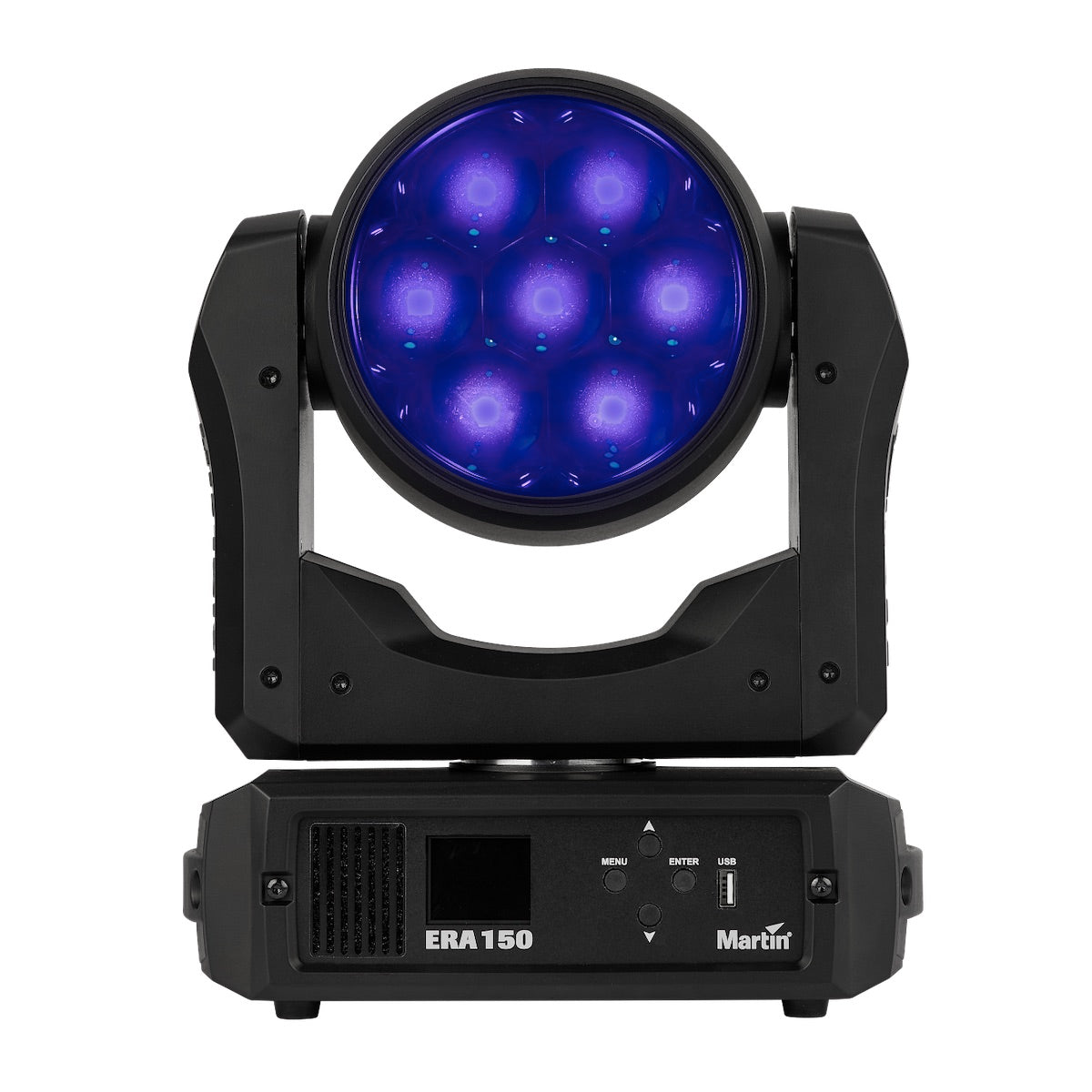 Martin ERA 150 Wash - Moving-Head LED Wash Fixture with Zoom, lit blue