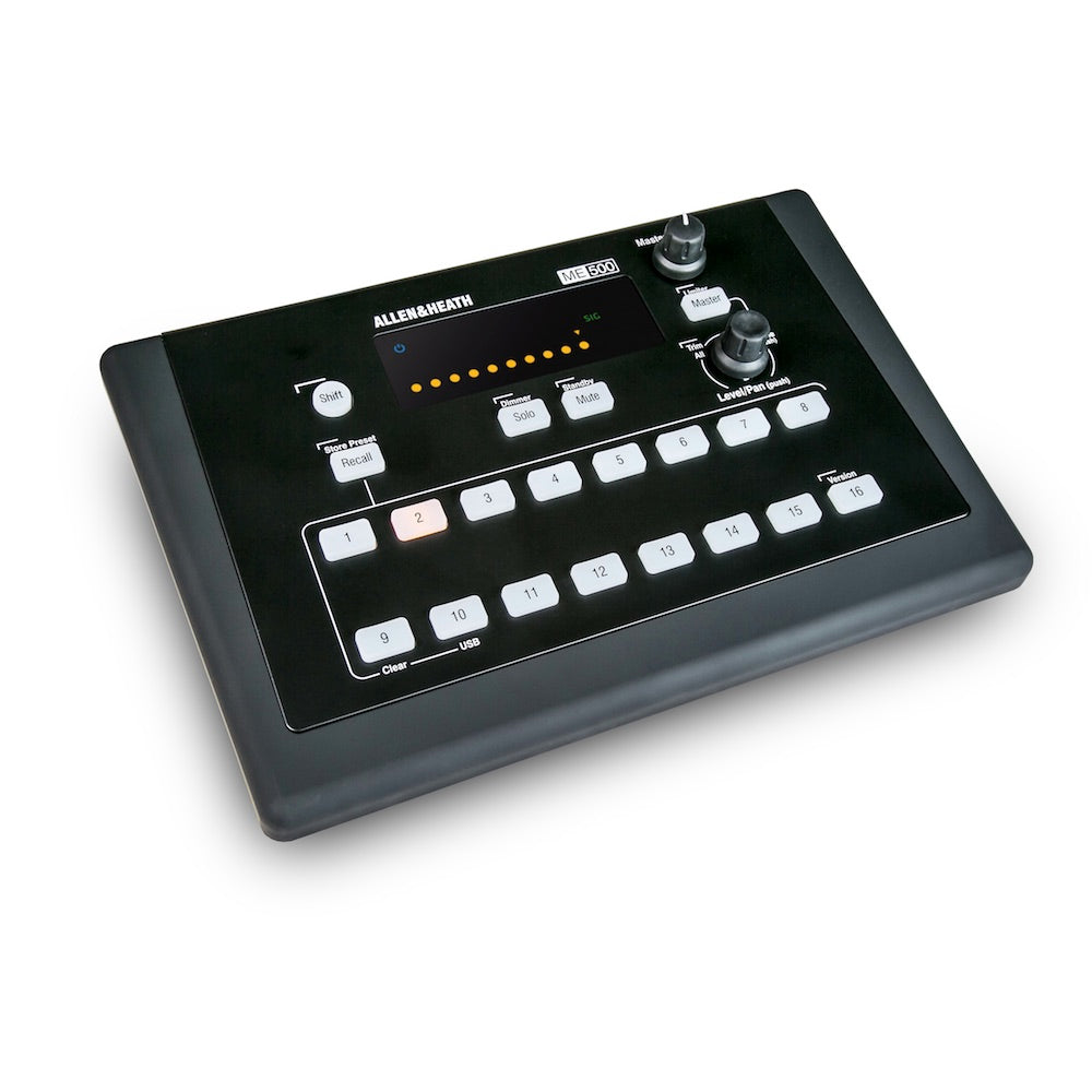 Allen & Heath ME-500 16-Channel Personal Mixer, angle right