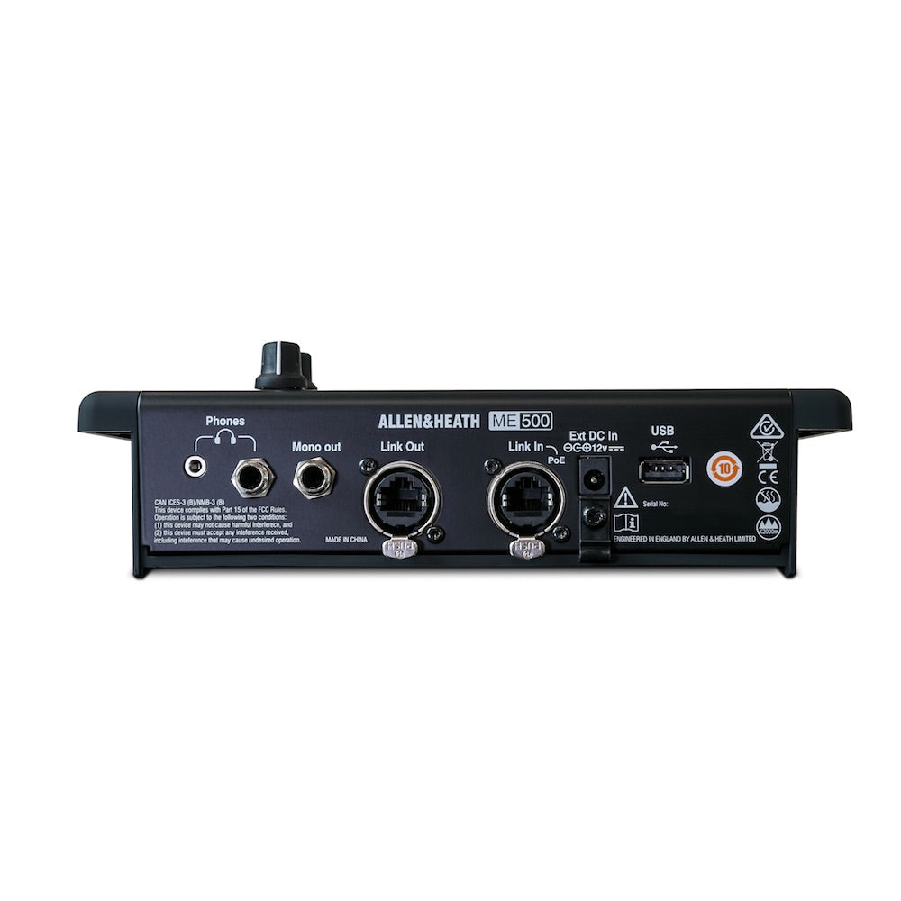 Allen & Heath ME-500 16-Channel Personal Mixer, rear