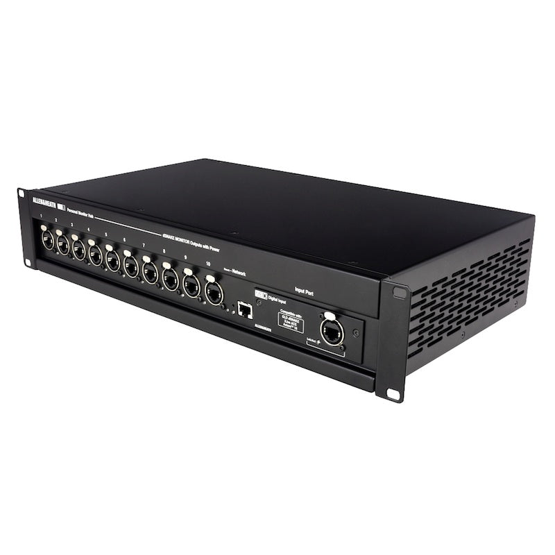 Allen & Heath ME-U 10-port PoE Monitor Hub, angle