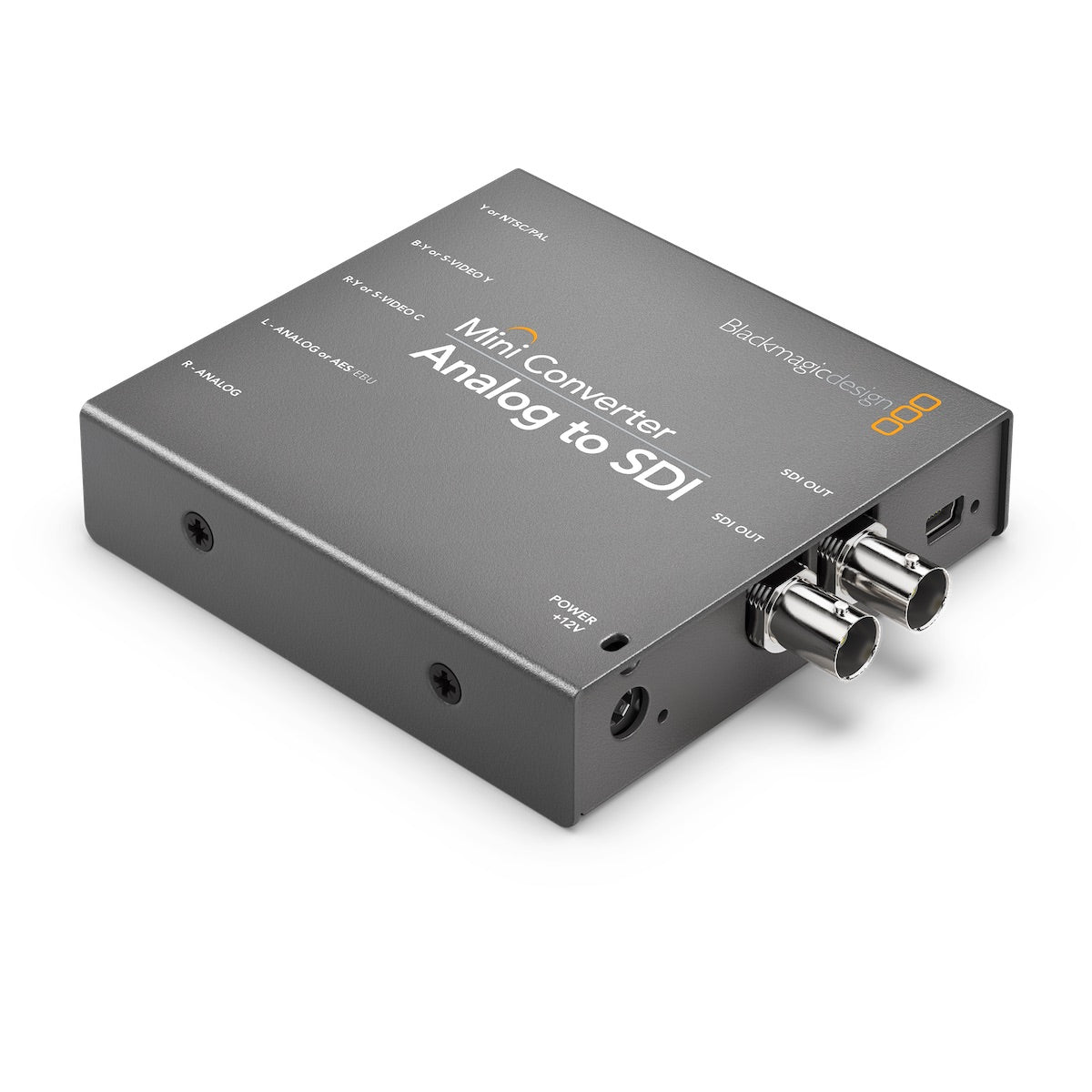 Blackmagic Mini Converter Analog to SDI, angle