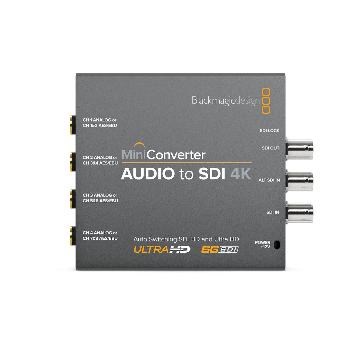 Blackmagic Mini Converter Audio to SDI 4K, front