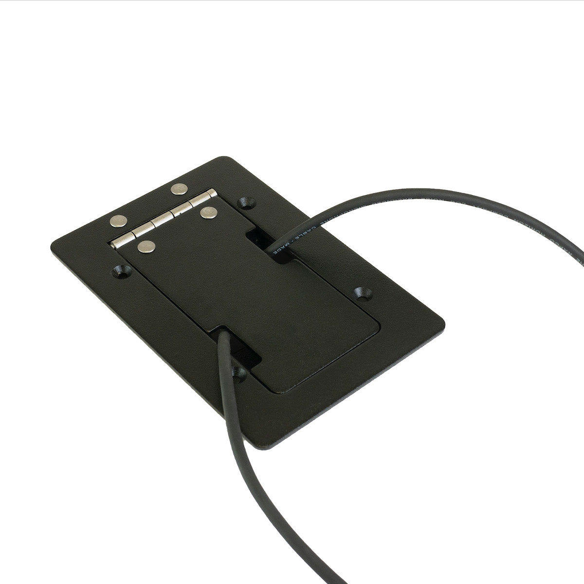 Ace Backstage Mini Stage Pocket, Heavy Duty Slant Panel Floor Box, cord pass through