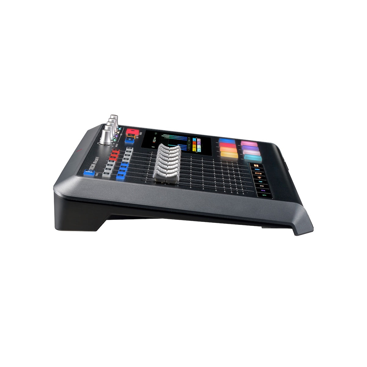 Tascam Mixcast 4 - Podcast Station with Recorder/USB Audio Interface, left side