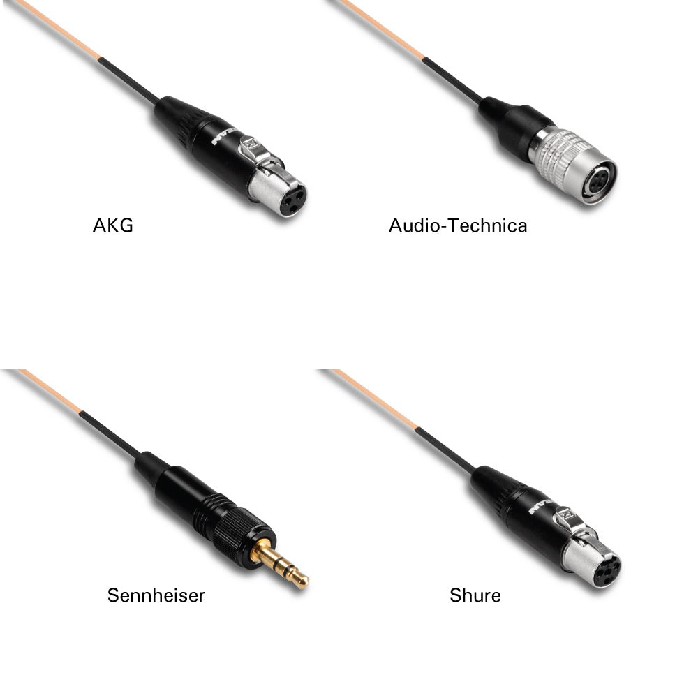 Mogan Elite ICE Omnidirectional Earset Microphone, cable options