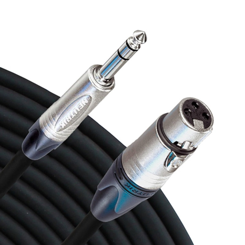 Rapco NBLC Neutrik TRS-XLRF Balanced Patch Cable