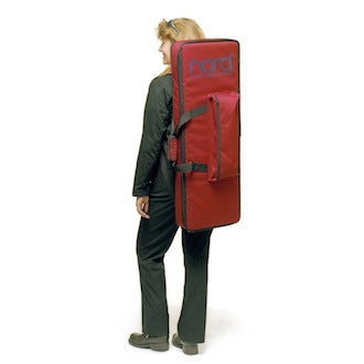 Nord Soft Case for Electro/Compact/EX 73 - Padded Gig Bag being carried as a backpack