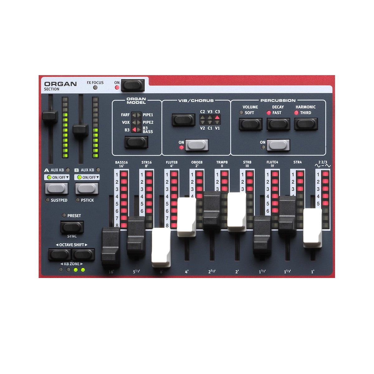 Nord Stage 4 organ section