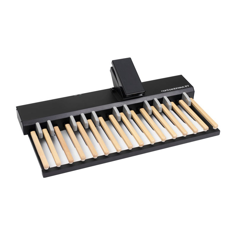 Nord Pedal Keys 27 - MIDI Foot Pedal for Nord Keyboards, angled view