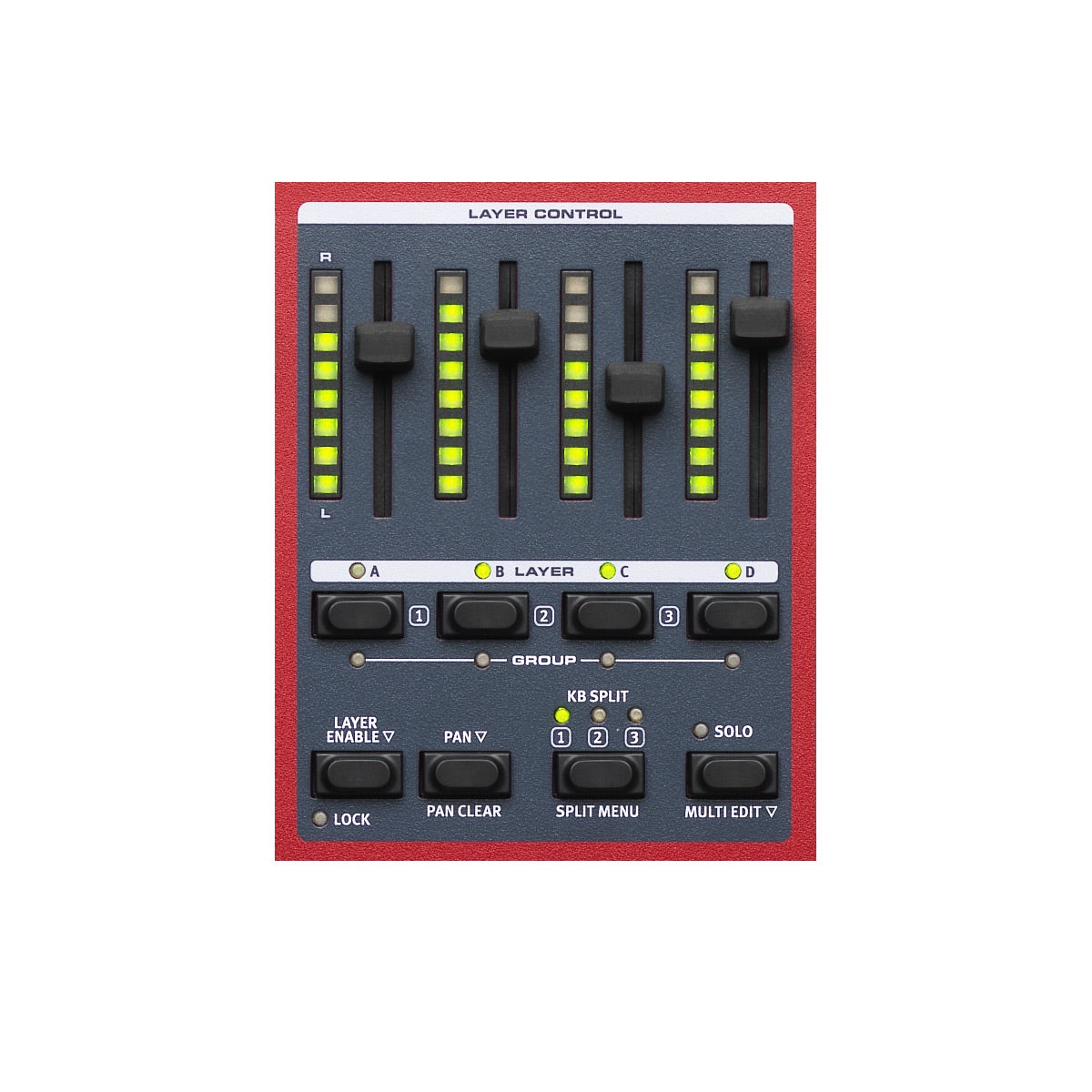 Nord Wave 2 - Performance Synthesizer, 61-note Keyboard with Aftertouch, layer controls