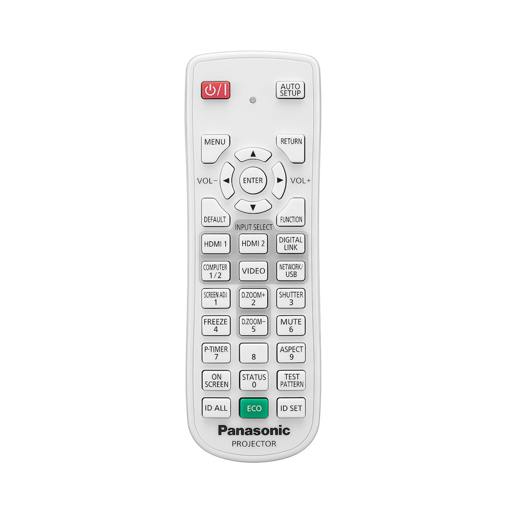 Panasonic PT-VMZ51U - 3LCD Portable WUXGA Laser Projector, remote