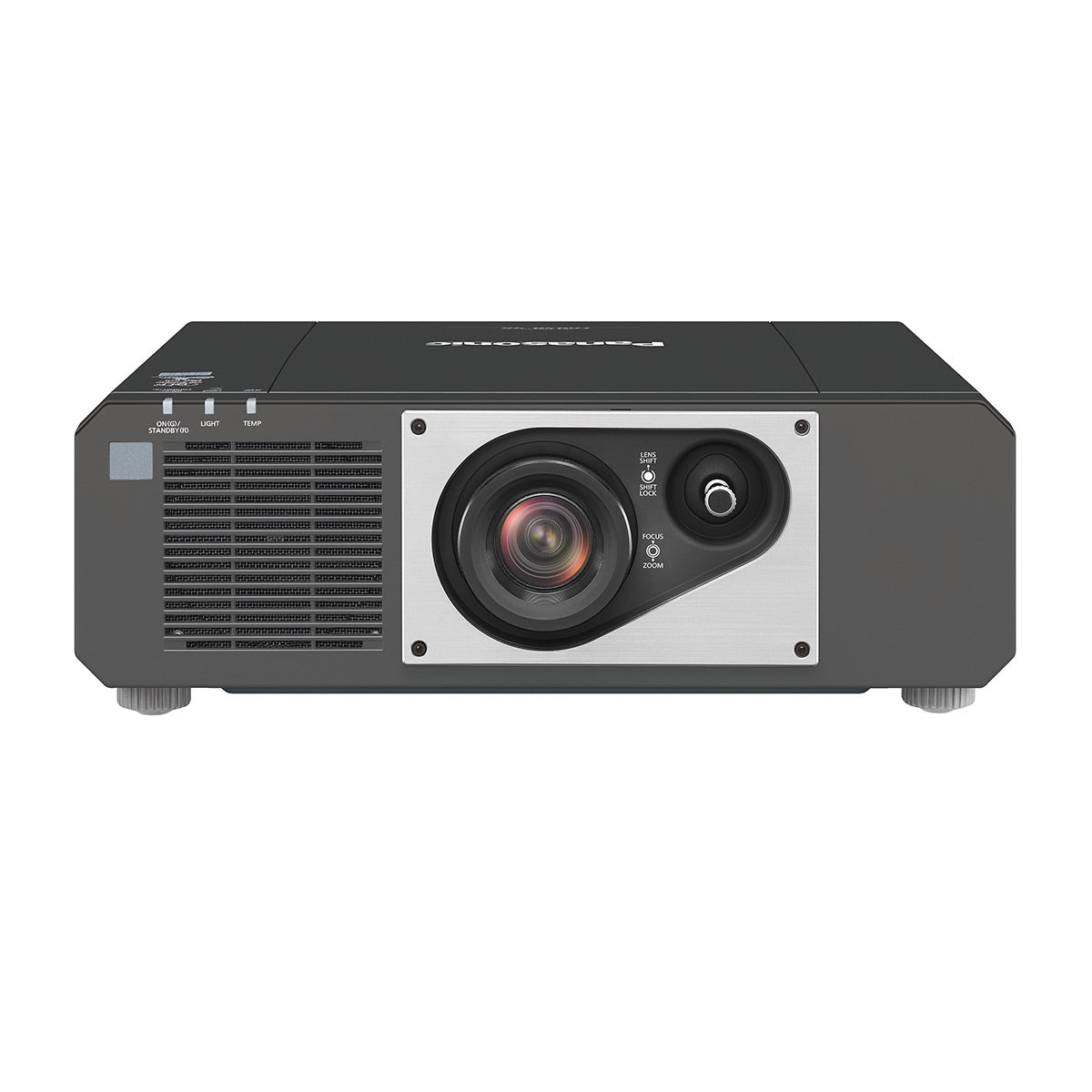 Panasonic PT-FRQ50 - 1-Chip DLP 4K Laser Projector, black, front