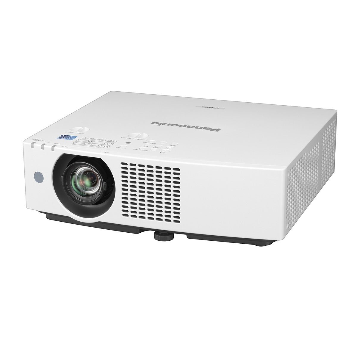 Panasonic PT-VMZ51U - 3LCD Portable WUXGA Laser Projector, angled