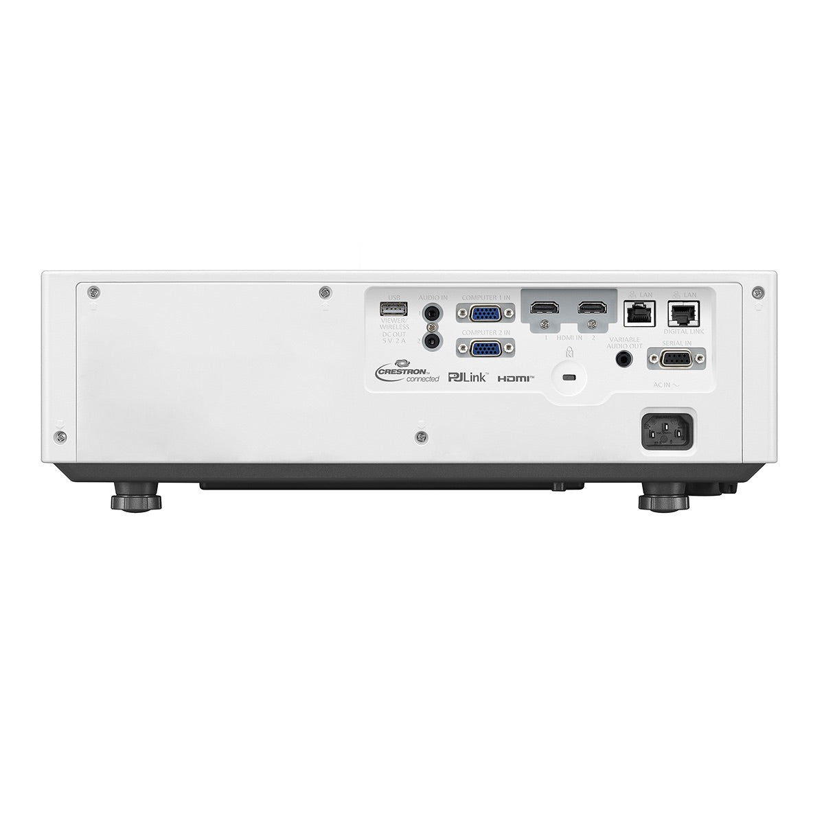 Panasonic PT-VMZ51U - 3LCD Portable WUXGA Laser Projector, rear