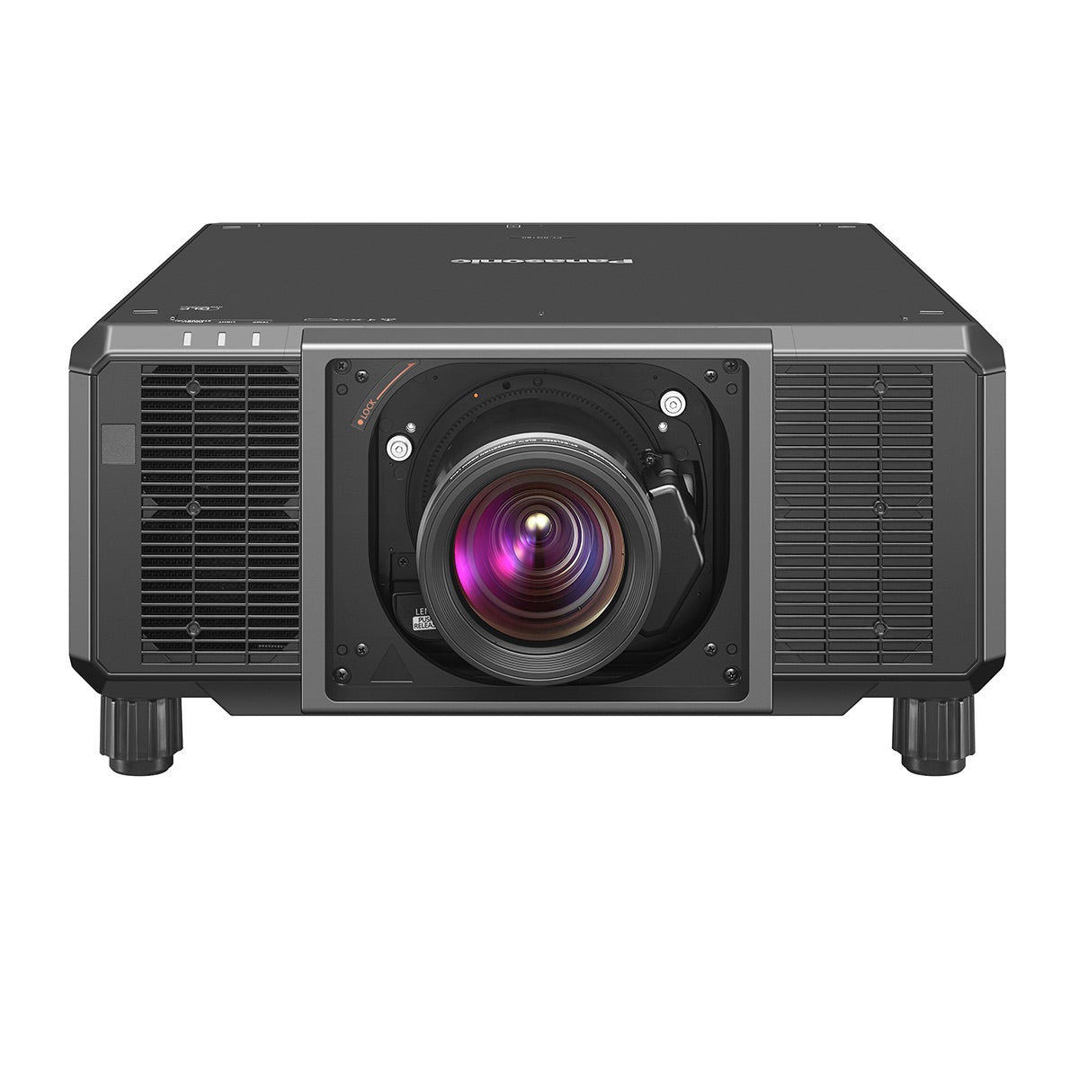 Panasonic PT-RQ18KU - 3-Chip DLP 4K Laser Projector (no lens), front
