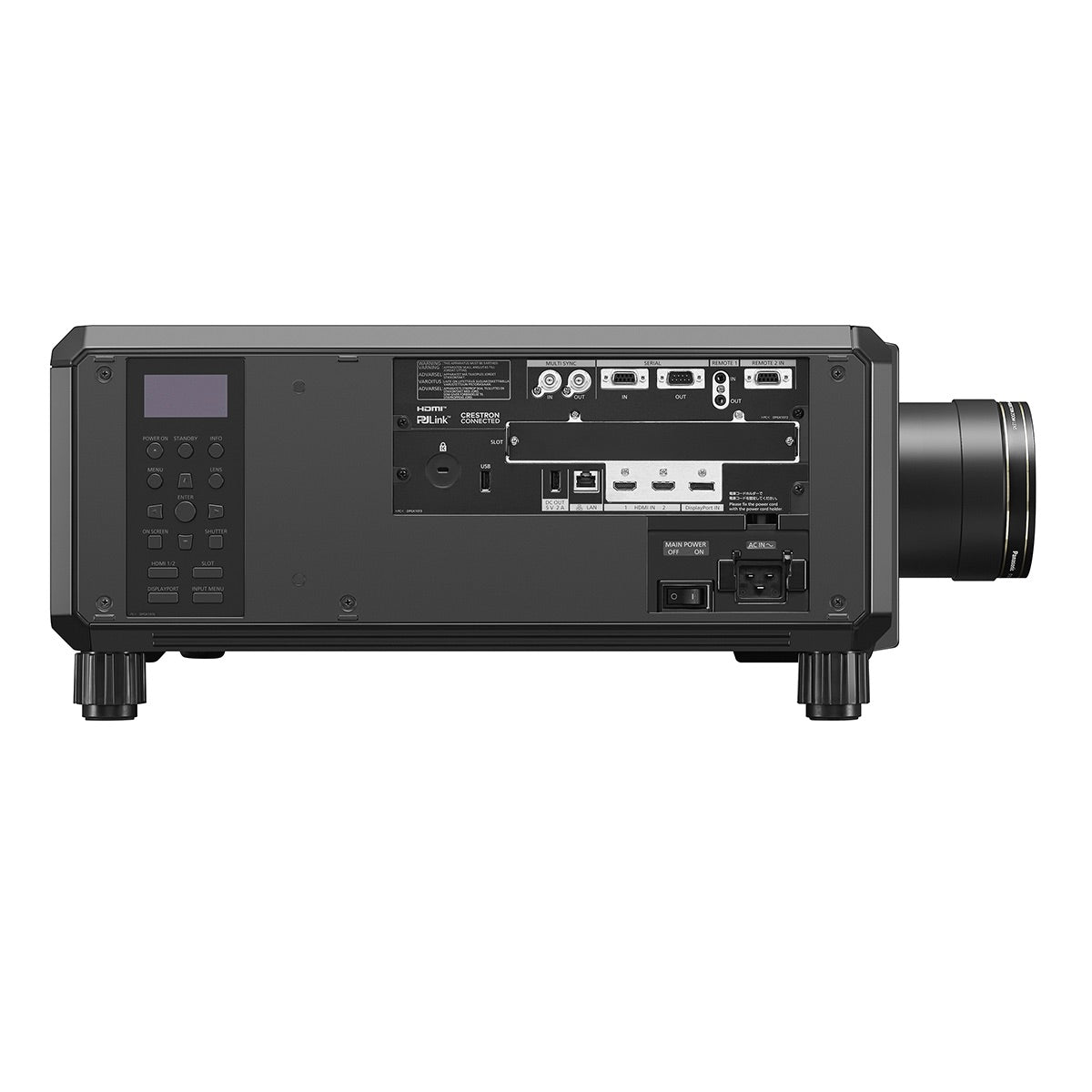 Panasonic PT-RQ18KU - 3-Chip DLP 4K Laser Projector (no lens), right side