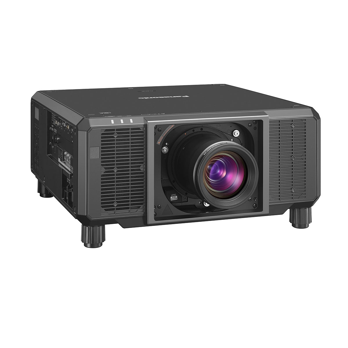 Panasonic PT-RQ18KU - 3-Chip DLP 4K Laser Projector (no lens), slant right