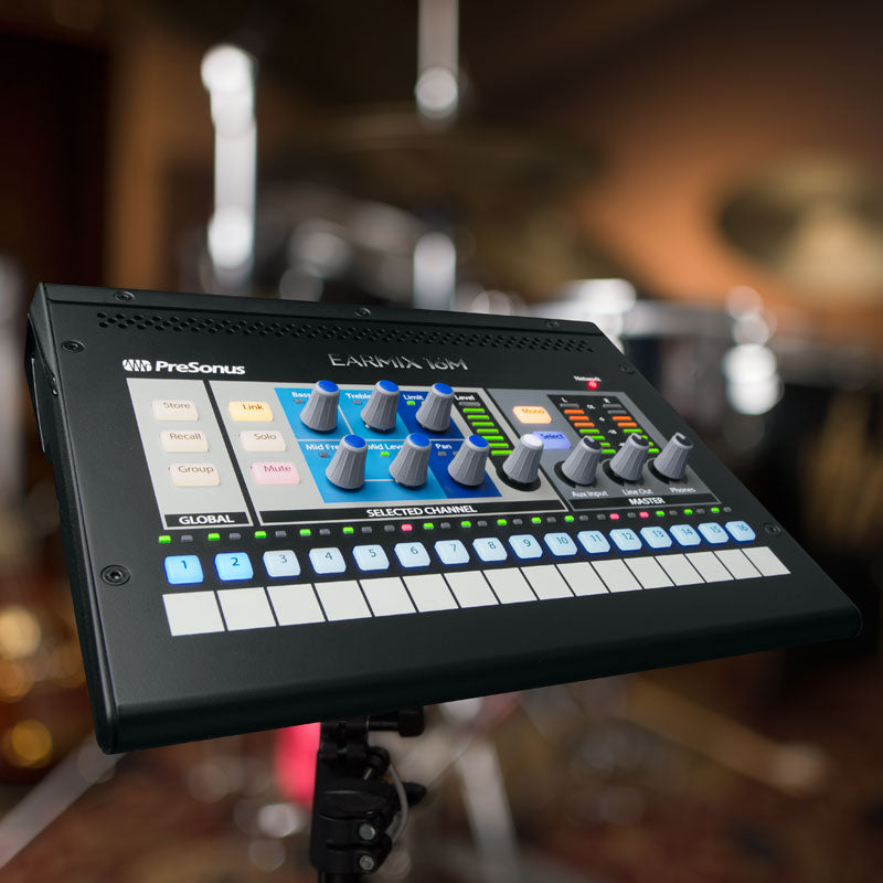 PreSonus EarMix 16M - 16-Channel Personal Monitor Mixer, onstage