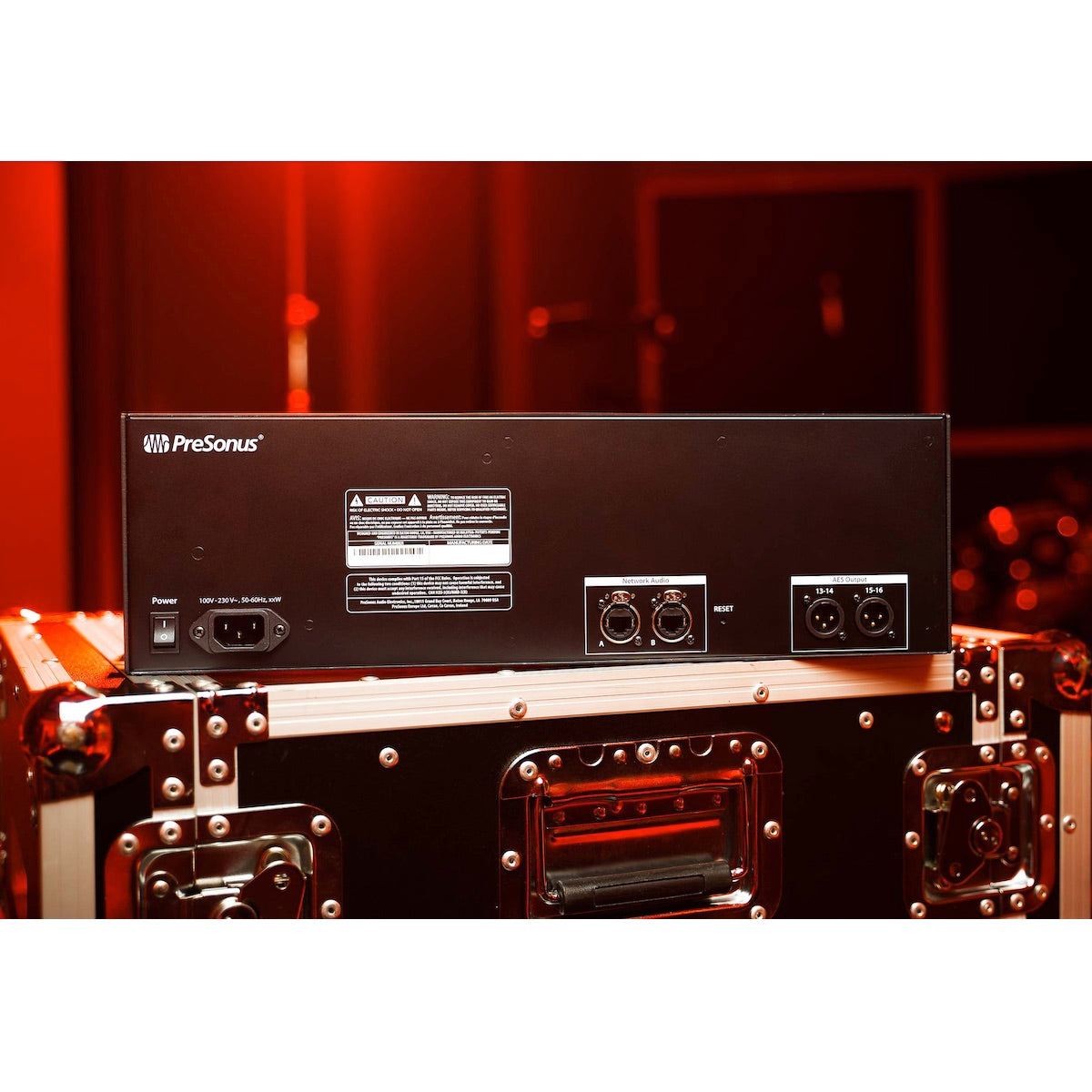 PreSonus NSB 32.16 - 32x16 AVB-networked Stage Box, rear stage environment