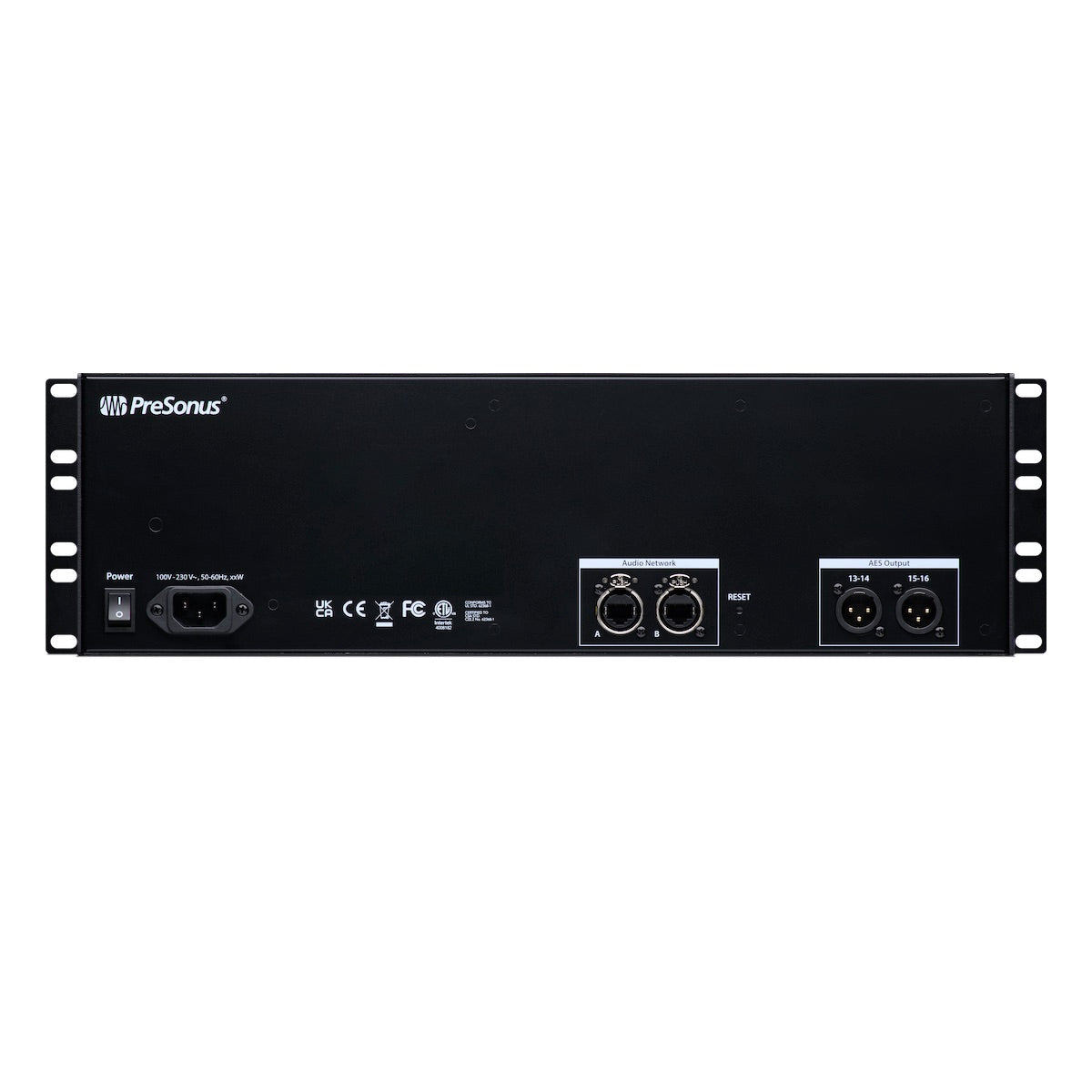 PreSonus NSB 32.16 - 32x16 AVB-networked Stage Box, rear