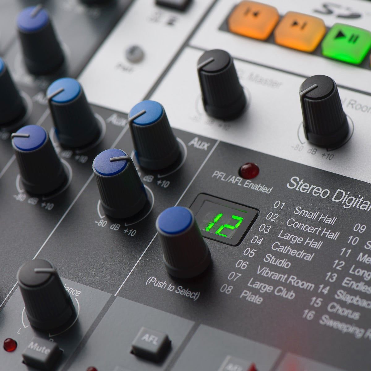 PreSonus StudioLive AR12c - 14-channel Analog USB-C Mixer with Effects, closeup