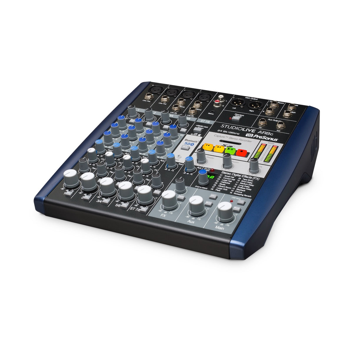 PreSonus StudioLive AR8c - 8-channel Analog USB-C Mixer with Effects, left