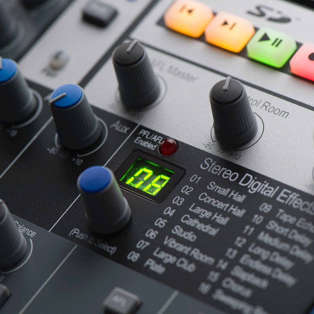 PreSonus StudioLive AR8c - 8-channel Analog USB-C Mixer with Effects, closeup