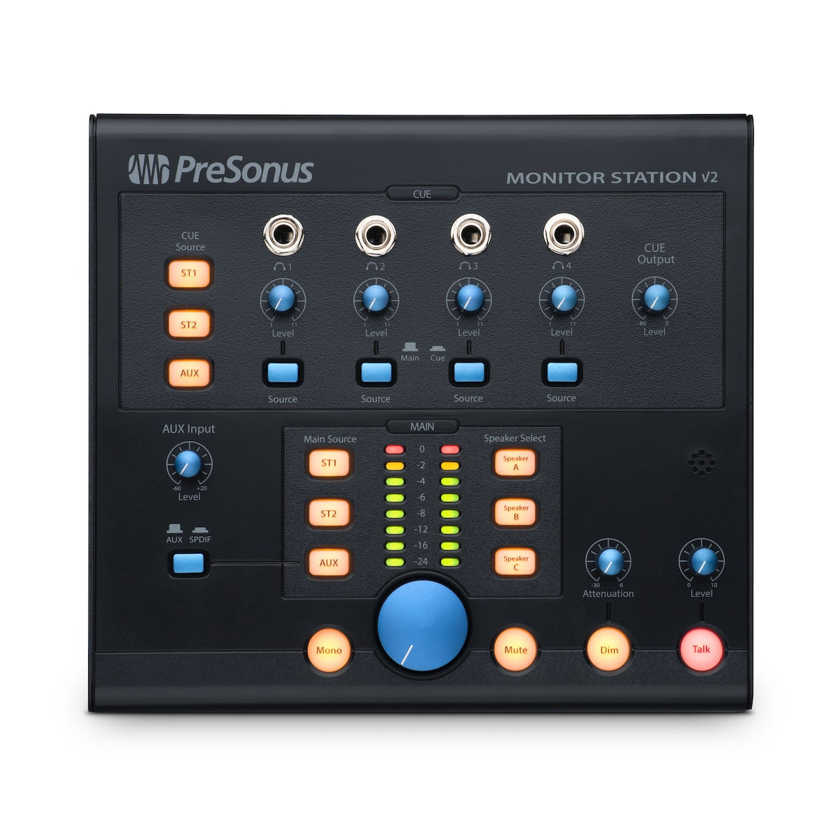 PreSonus Monitor Station 2 Desktop Studio Control Center with SPDIF