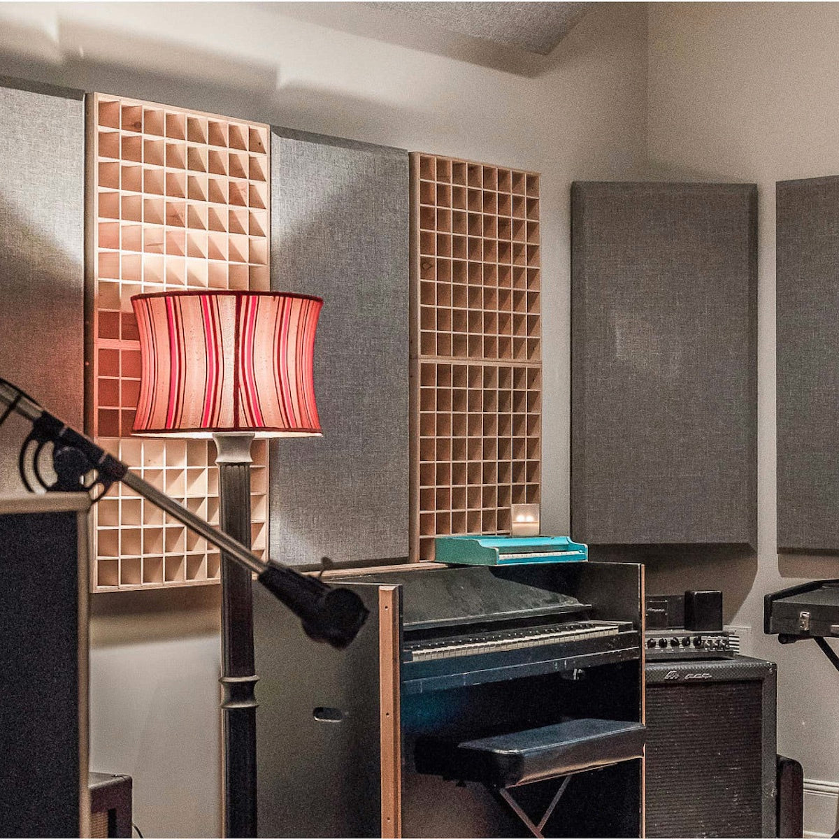 Primacoustic Radiator - Multipurpose Open Grid Acoustic Diffuser, studio installation