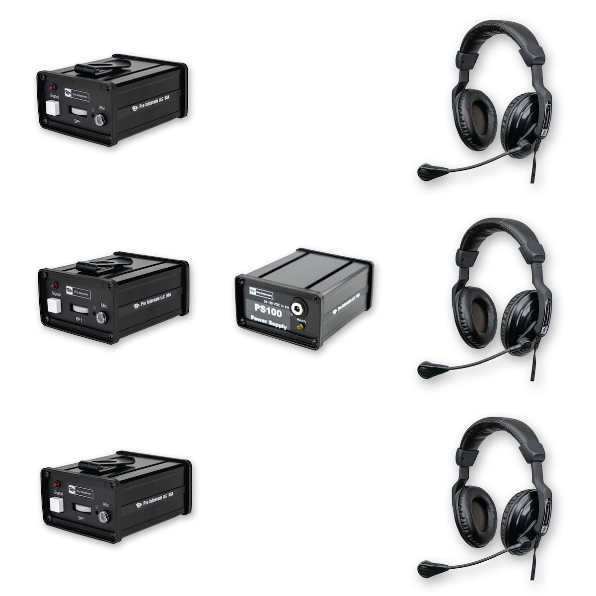 Pro Intercom econoCom EC3B - 3 User Intercom System