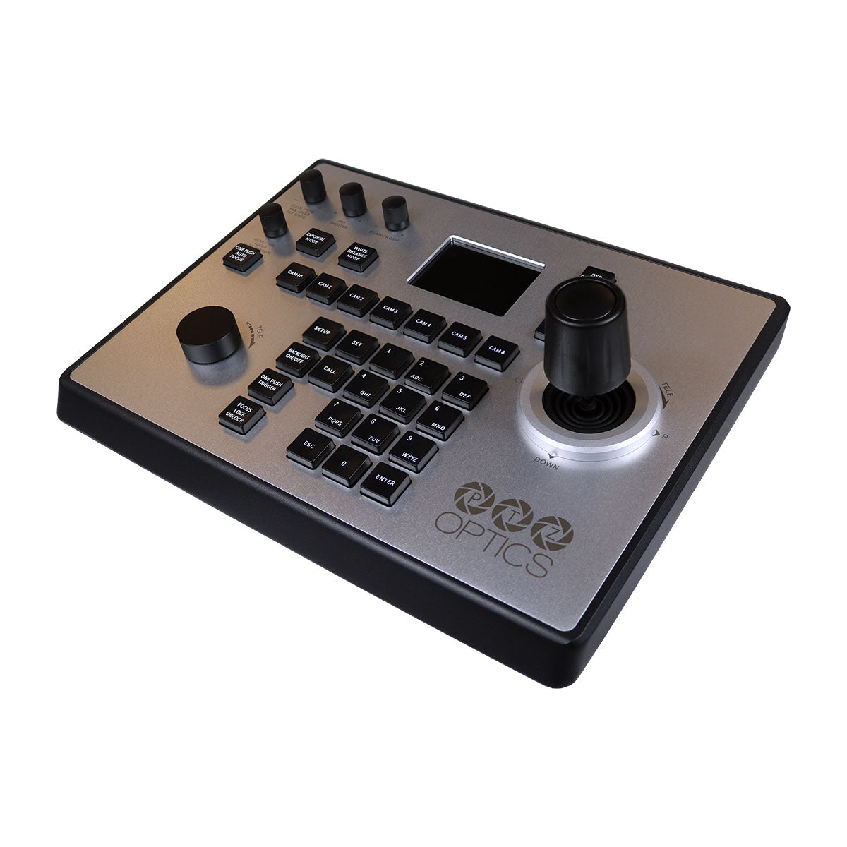 PTZOptics PT-JOY-G4 - Network or Serial PTZ Camera Controller, angled right