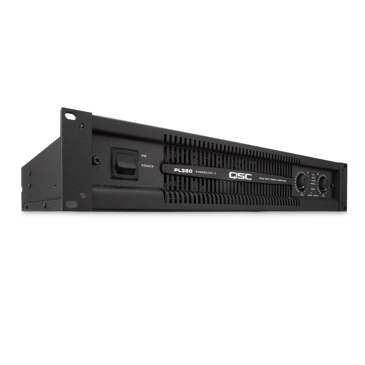 QSC PL380 - PowerLight 3 Series, 2-channel Power Amplifier, hero